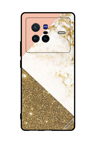 Covernex غطاء حماية لهاتف فيفو X80 بنقوش لامعة ورخامية