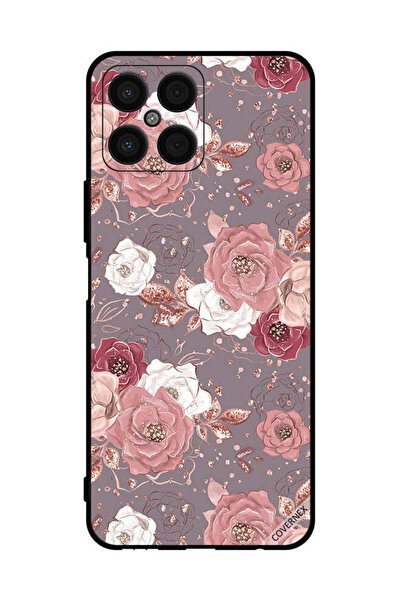 Covernex غطاء حماية لهاتف Honor X8 بنقوش زهرية