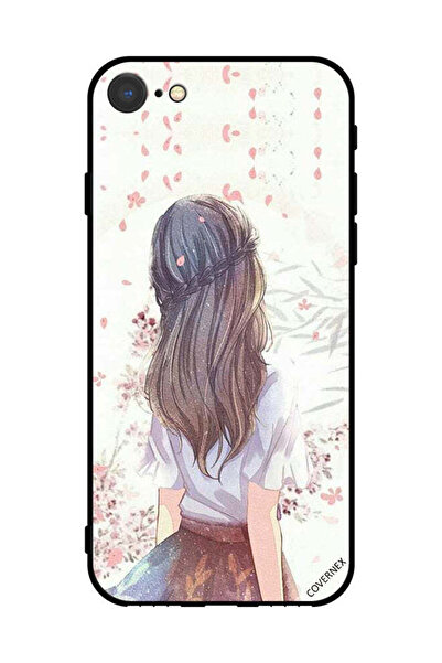 Covernex غطاء حماية لهاتف Apple iPhone SE (2022) فتاة لطيفة في تفكير عميق