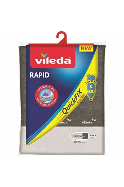 Vileda Vileda Rapid Quick Fix Ironing Board Cover 135 cm Grey