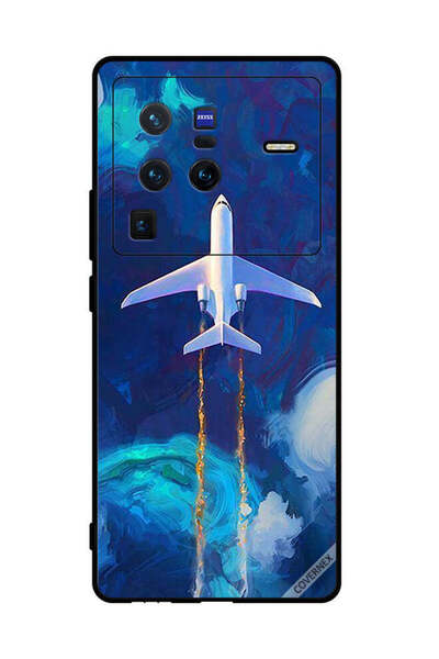 Covernex غطاء حماية لهاتف فيفو X80 برو - طائرة تحلق