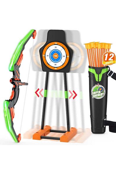 KidProtect TinyArcher Pro Suction Cup Bow and Arrow Playset