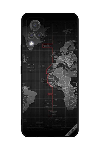 Covernex غطاء حماية لهاتف فيفو V21 5G بطبعة حدود المحيط