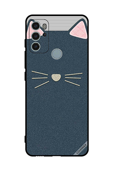 Covernex غطاء حماية لهاتف موتورولا موتو جي 60 إس بنقشة جلد القطة