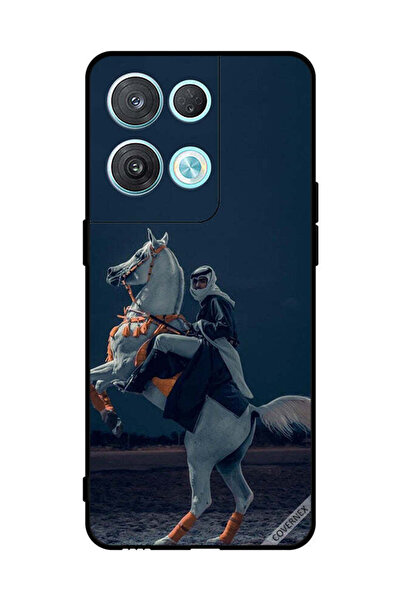 Covernex غطاء حماية لهاتف Oppo Reno8 Pro شاب على حصان