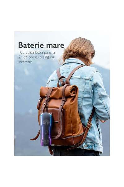 RUNMUS Boxă portabilă BeatBoom - Produs nou