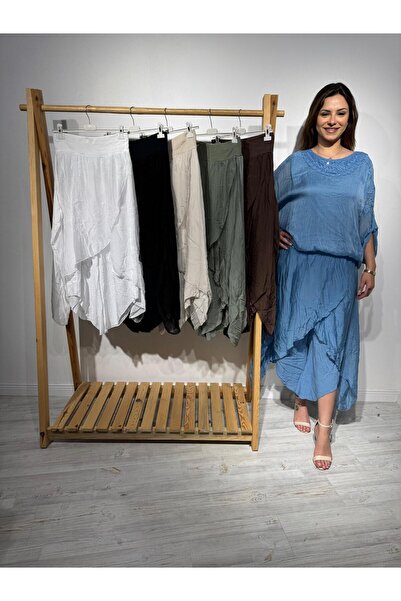 Tuana Otantik İtalyan İpek pantolon Etek