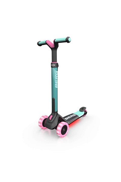 BERG Trotinetă pliabilă, BERG Nexo Mint, cu lumini LED