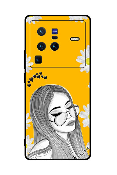 Covernex غطاء حماية لهاتف فيفو X80 برو - لوف إماجينيشنز آند ذا جلاس جيرل