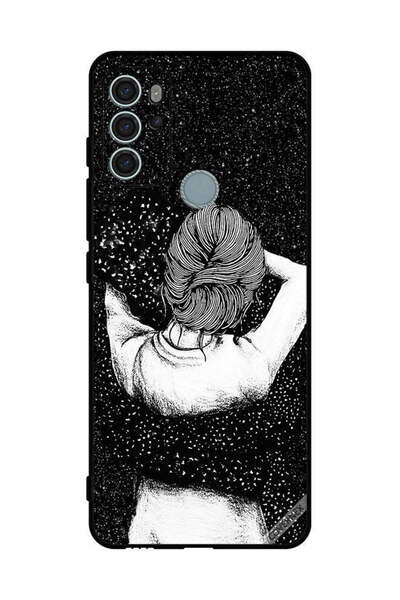Covernex غطاء حماية لهاتف موتورولا موتو جي 60 إس - فتاة ذات خيال ليلي