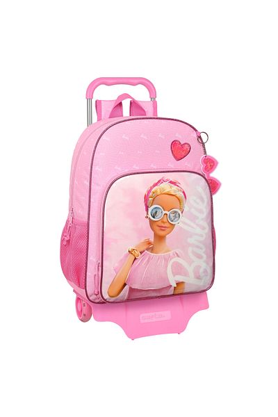 Barbie School Backpack with Wheels, Pink, 33 x 42 x 14 cm