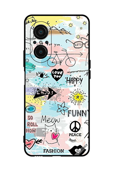 Covernex Protective Case Cover For Huawei nova 9 SE Doodle Meow Enjoy