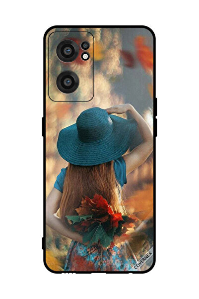 Covernex غطاء حماية لهاتف OnePlus Nord CE 2 5G، فتاة قبعة تخفي الحب والأوراق