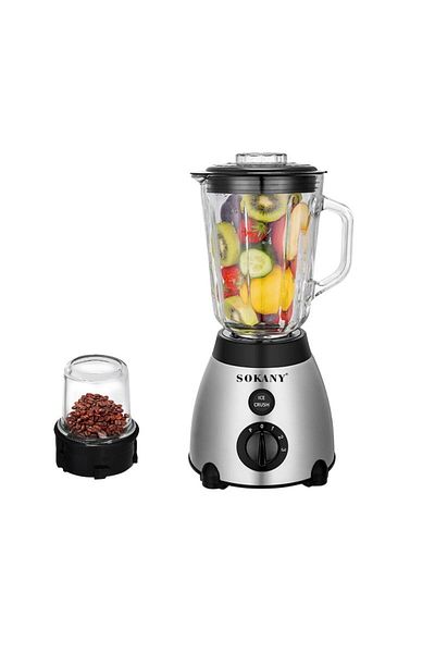 SOKANY 149 S 110-240 v 2 in 1 High Efficiency Commercial Milkshake Super Commercial Ice Drink Blende