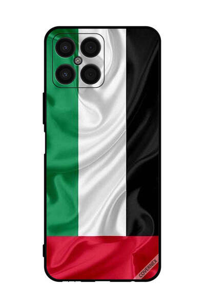 Covernex غطاء حماية لهاتف Honor X8 - قماش علم الإمارات العربية المتحدة