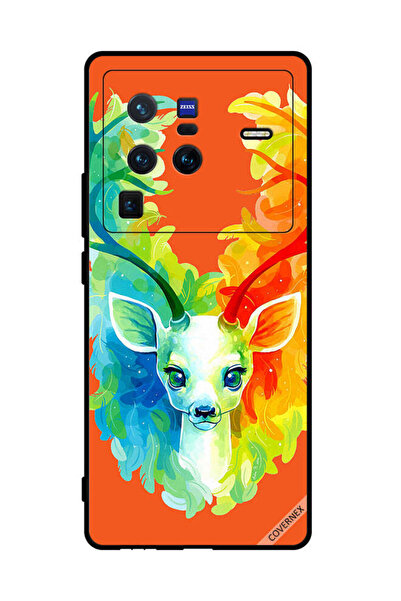 Covernex غطاء حماية لهاتف فيفو X80 برو - غزال ملون