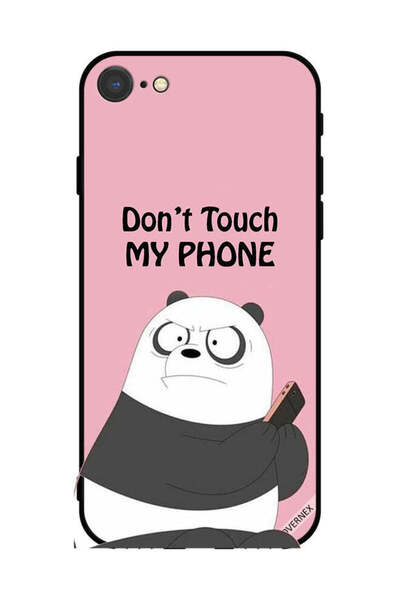 Covernex Protective Case Cover For Apple iPhone SE (2022) Don't Touch My Phon...