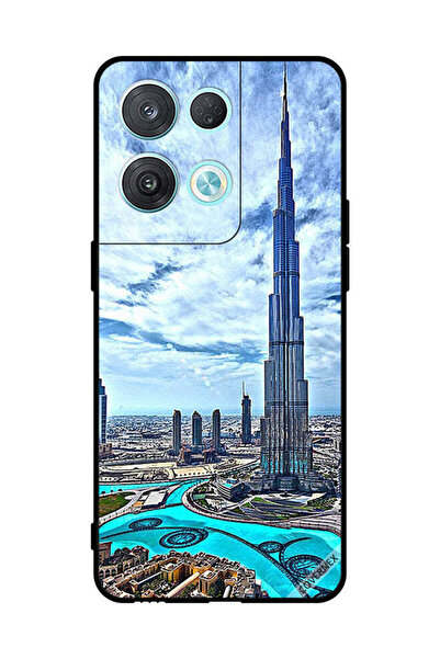 Covernex غطاء حماية لهاتف أوبو رينو 8 برو - برج خليفة - سحابات اللمس