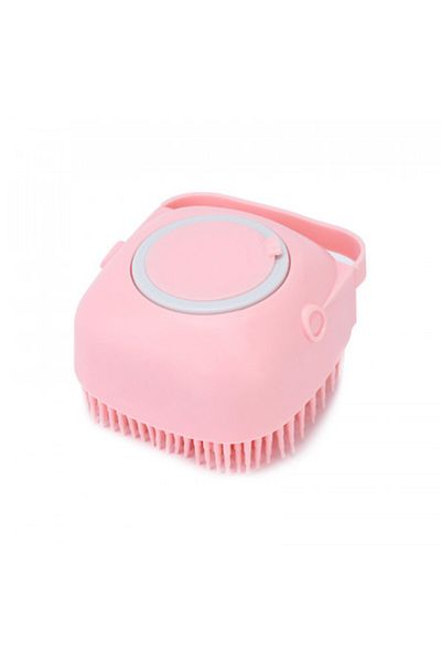 Blusmart Burete de baie din silicon Mini Soft Brush, cu rezervor pentru gel de dus / sampon
