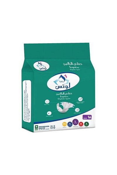 Lotus Adult Diapers Size L-18 Pieces