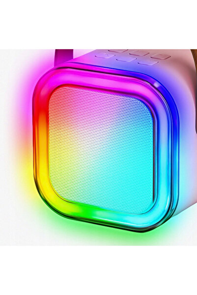 NewEvo Σετ ηχείων καραόκε Bluetooth 5.3 με 2 ασύρματα μικρόφωνα, για ενήλικες και παιδιά