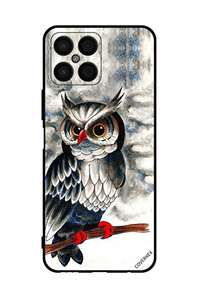 Covernex غطاء حماية لهاتف Honor X8 - رسم بومة
