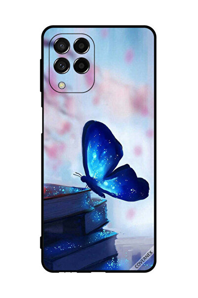 Covernex غطاء حماية لهاتف سامسونج جالاكسي M53 بطبعة فراشة على الكتب