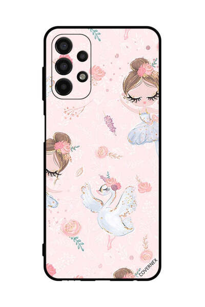 Covernex غطاء حماية لهاتف سامسونج جالاكسي A13 - فتاة دوللي وزهور