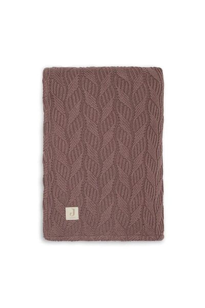 Jollein Knitted Blanket Double Layered with Fleece Chestnut 100x150 cm, Jollein