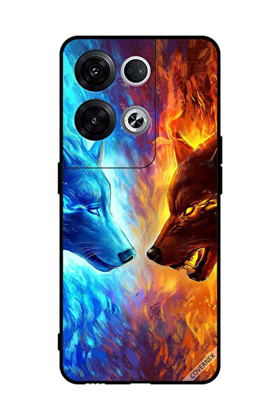 Covernex غطاء حماية لهاتف Oppo Reno8 Pro+ ذئب الماء والنار