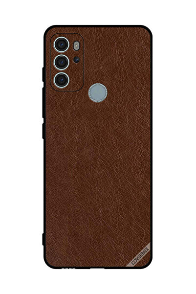 Covernex غطاء حماية جلدي لهاتف موتورولا موتو جي 60 إس