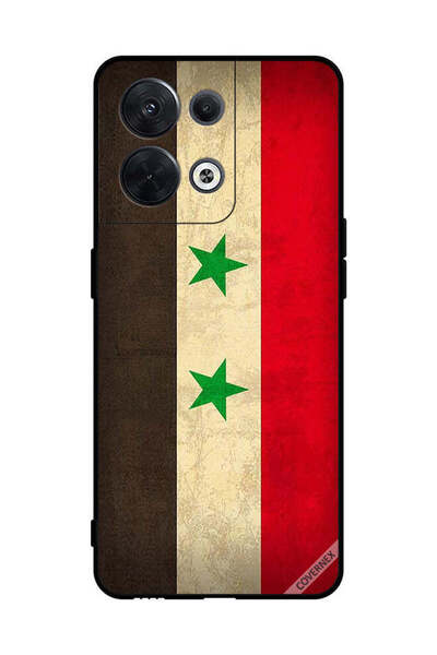 Covernex غطاء حماية لهاتف أوبو رينو 8 - علم سوريا