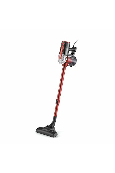 ARIETE 2761 Upright and Handheld Vacuum, 600 W, Bagless, Black/Red
