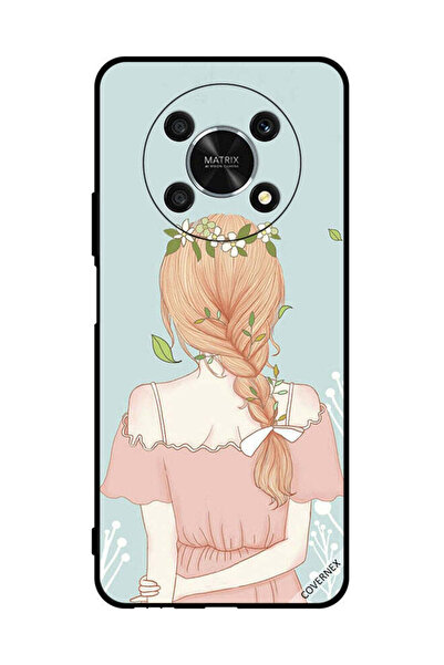 Covernex غطاء حماية لهاتف Honor X9 5G بفتاة واقفة لطيفة المظهر