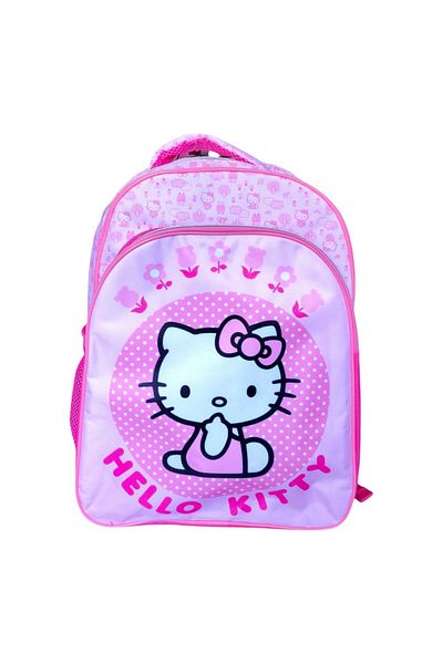 Hello Kitty Children's backpack, 42x30x17 cm, three compartments and two side pockets, multicolor, Hello Kitty