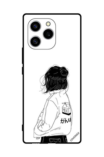 Covernex غطاء حماية لهاتف Honor 60 SE فتاة تفكر بعمق كبير