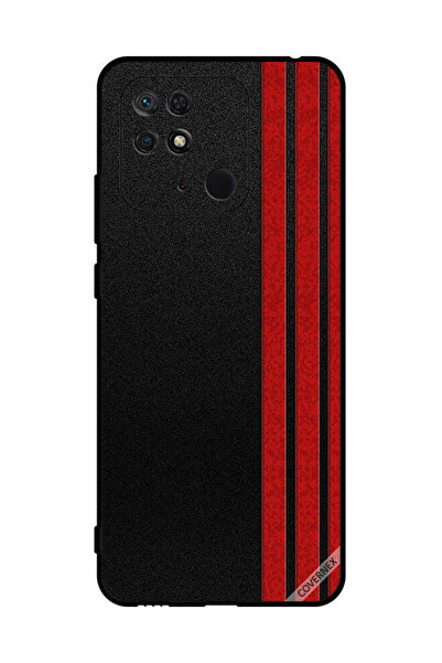 Covernex غطاء حماية لهاتف شاومي ريدمي 10 سي بثلاثة خطوط عمودية على الجانب