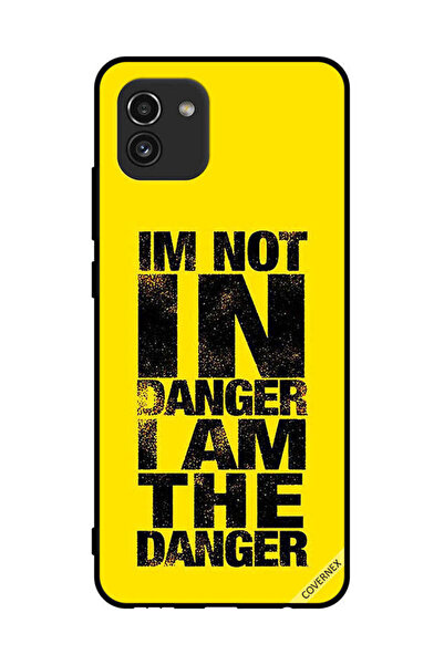 Covernex غطاء حماية لهاتف سامسونج جالاكسي A03 أنا لست في خطر أنا الخطر