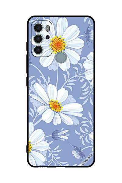 Covernex غطاء حماية لهاتف موتورولا موتو جي 60 إس - زهور متفتحة