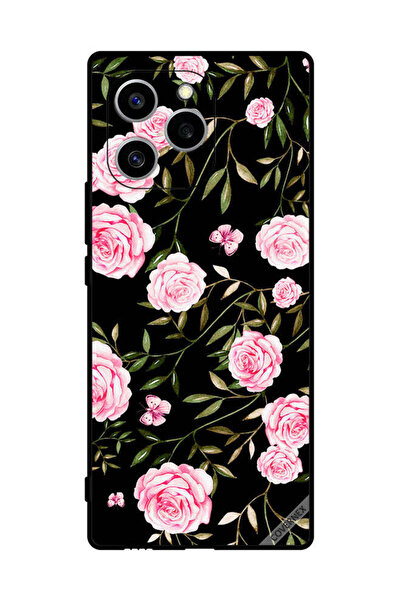 Covernex غطاء حماية لهاتف Honor 60 SE ورود في باقات من الأوراق الصغيرة