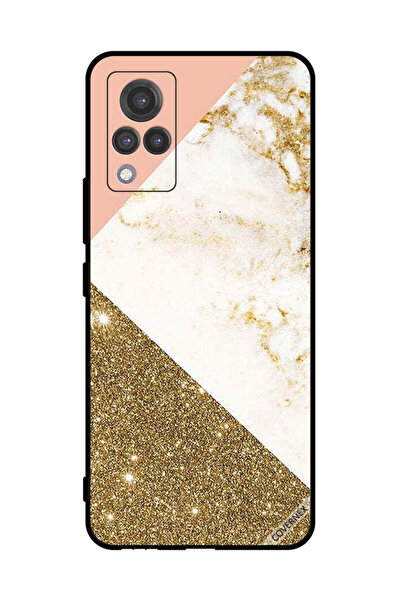 Covernex غطاء حماية لهاتف فيفو V21 بنقوش لامعة ورخامية