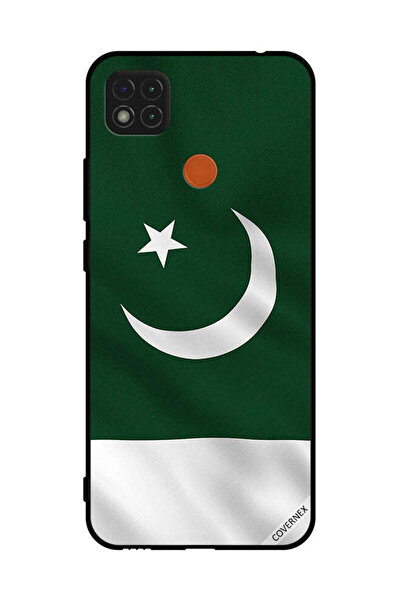 Covernex غطاء حماية لهاتف شاومي ريدمي 9 سي بعلم باكستان عمودي