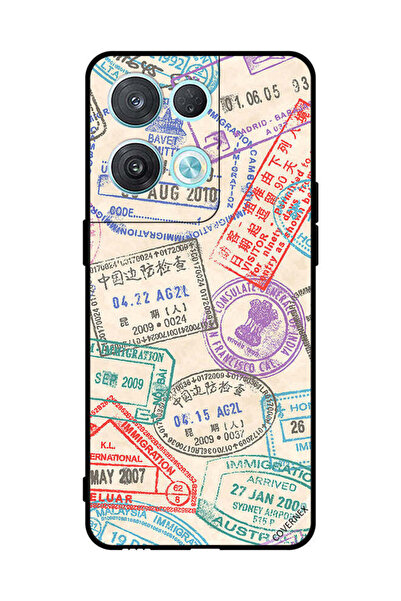 Covernex غطاء حماية لهاتف Oppo Reno8 Pro - طوابع السفر