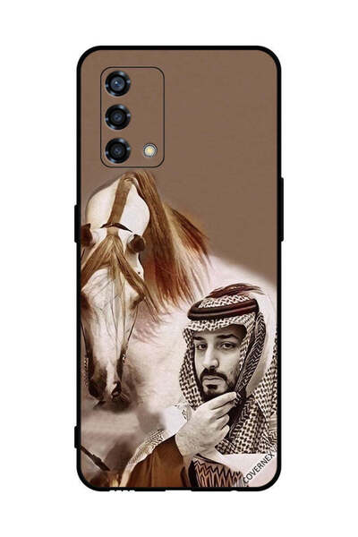 Covernex غطاء حماية لهاتف أوبو رينو 6 لايت محمد بن سلمان أمام حصان