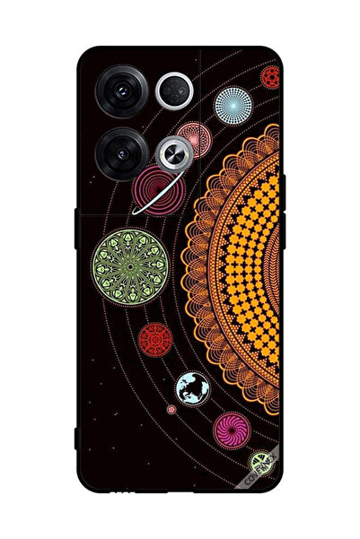 Covernex غطاء حماية لهاتف Oppo Reno8 Pro+ بتصميم أشكال ماندالا الفضائية