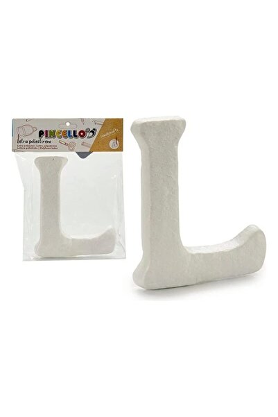 artemim Litera decorativă L, polistiren, alb