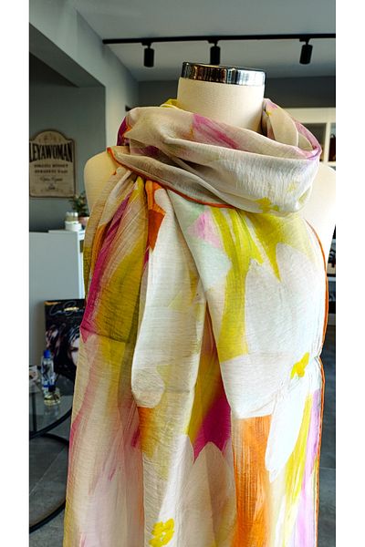 La Boutique Eşarp La Bouti̇que 100% Bamboo Summer Series Shal