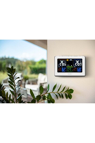 Gogen ME 3257 indoor-outdoor weather station, wireless external sensor, color LCD