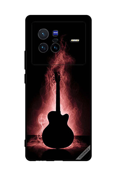 Covernex غطاء حماية لهاتف vivo X80 بتصميم انعكاس الجيتار في الظلام