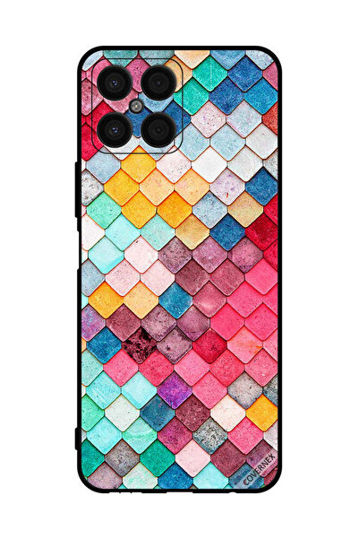 Covernex غطاء حماية لهاتف Honor X8 بنمط مربع ماسي